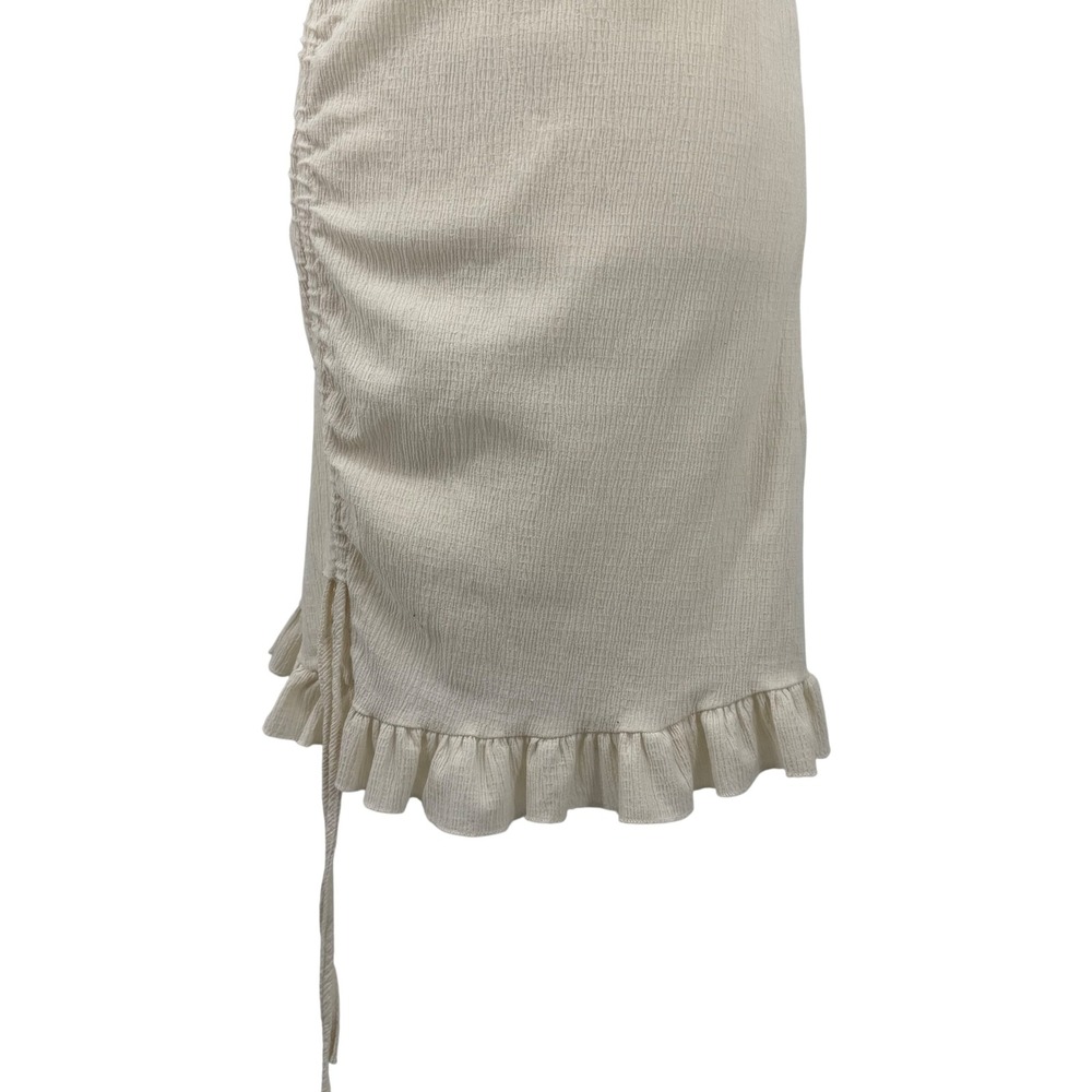 Fashion‎ Star Quality Cream Milkmaid Fairy Cottagecore Ruffle Mini Dress Lace S - Picture 6 of 9